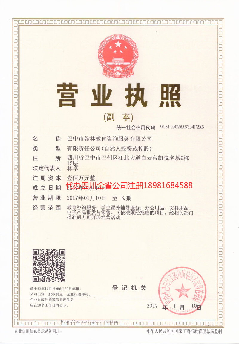 丹东丹东翰林教育咨询服务有限公司